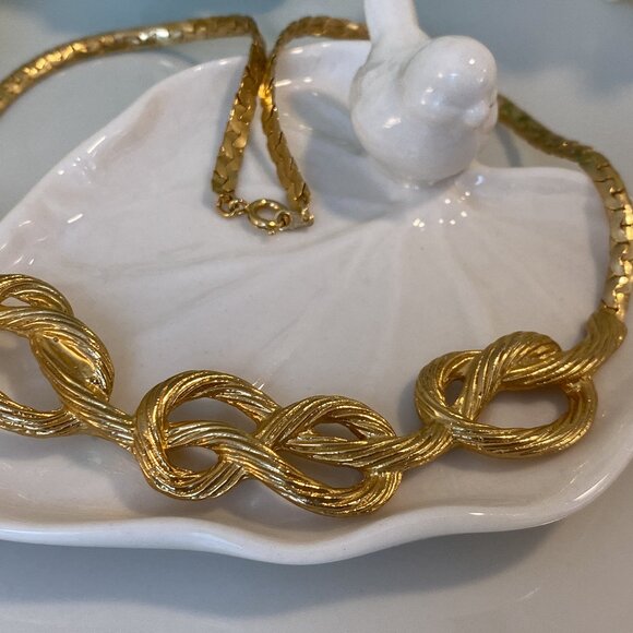 PARK LANE GOLD-PLATED KNOT NECKLACE - Picture 4 of 8